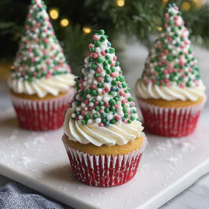 Festive Tree Cupcakes