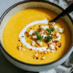 High Protein Cottage Cheese Butternut Squash Soup