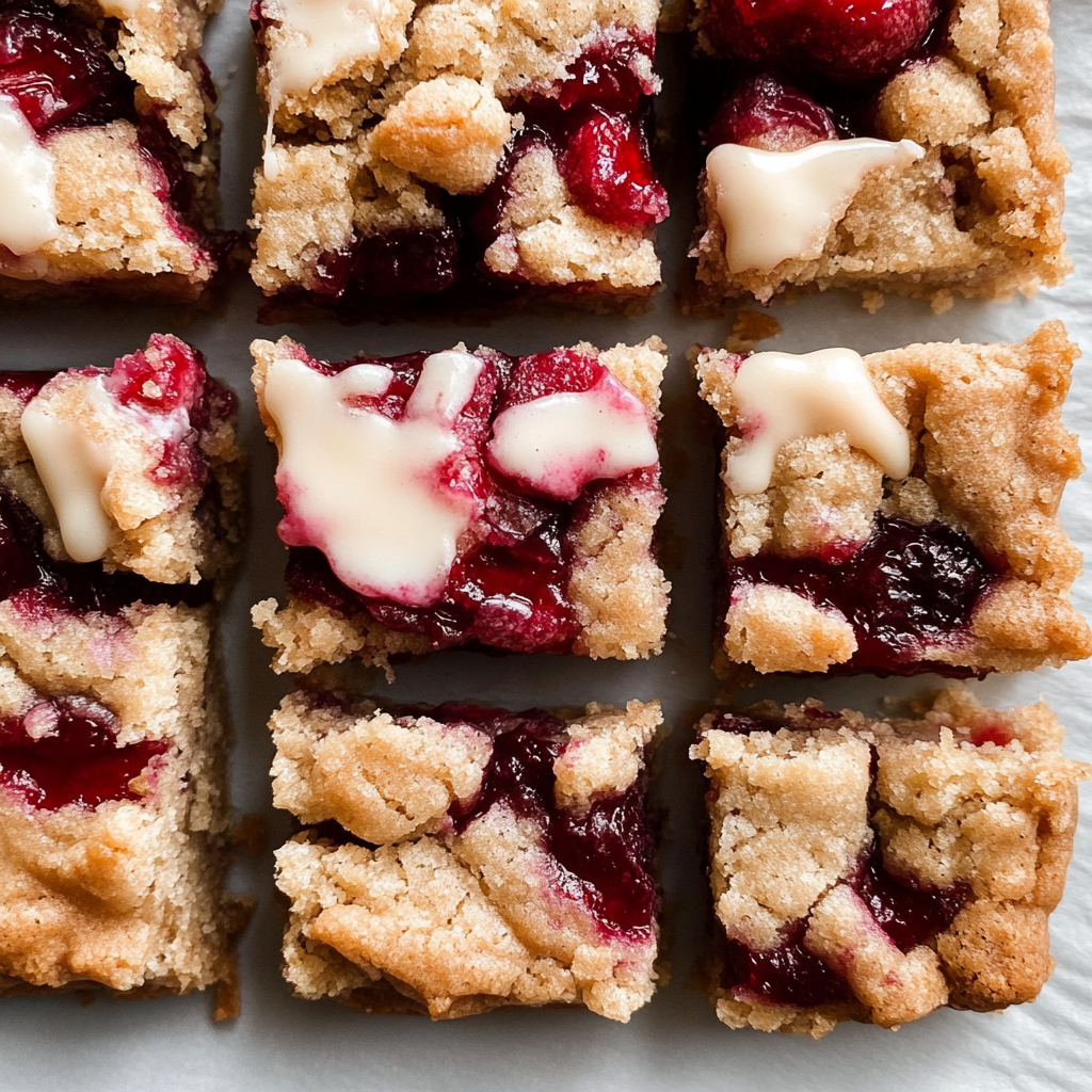 Cranberry Crumble Bars