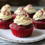Red Velvet Cupcakes with Cream Cheese Frosting