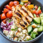 Healthy Greek Chicken Bowls Recipe