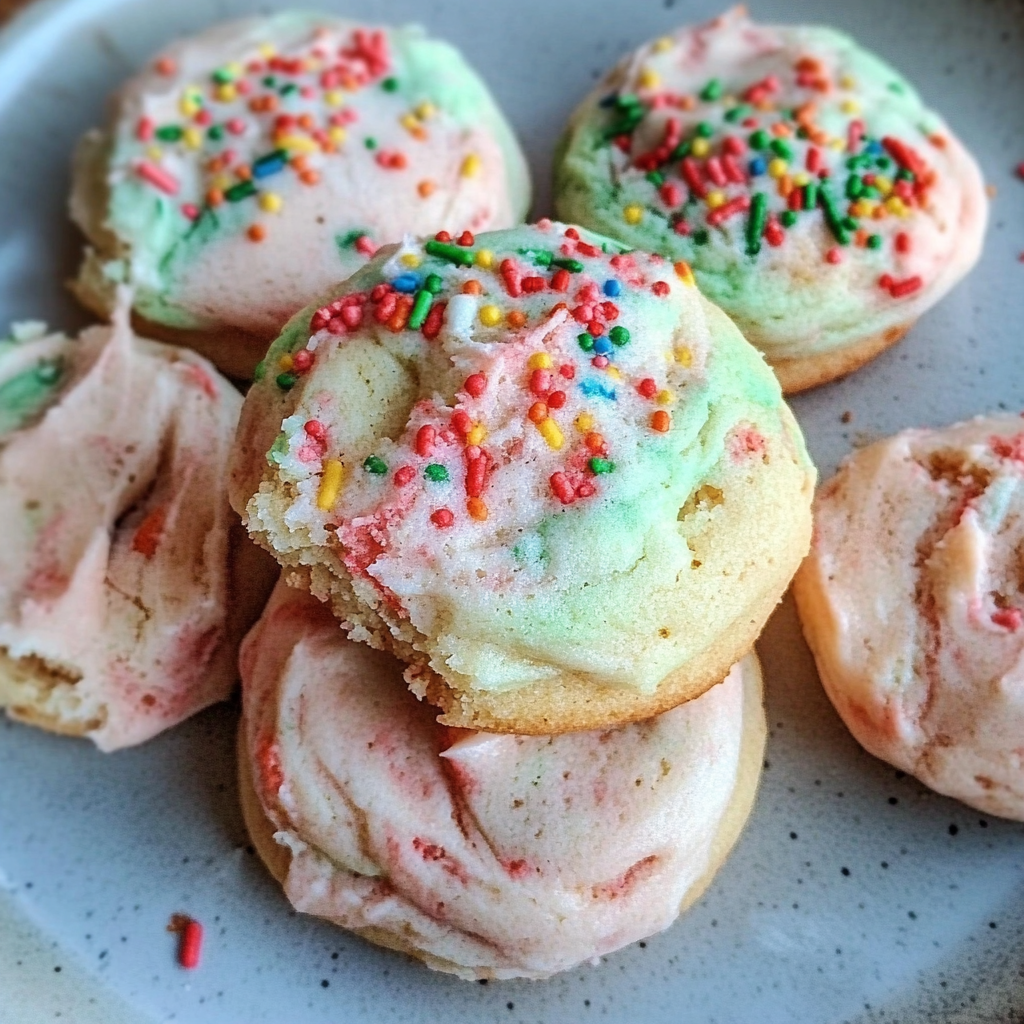 Christmas Sprinkle Pudding Cookie Recipe
