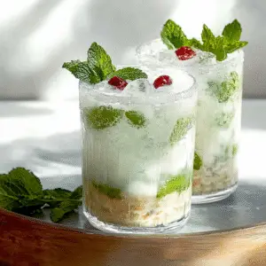 White Christmas Mojitos