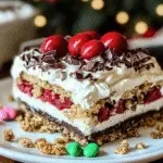 Christmas Cookie Lasagna