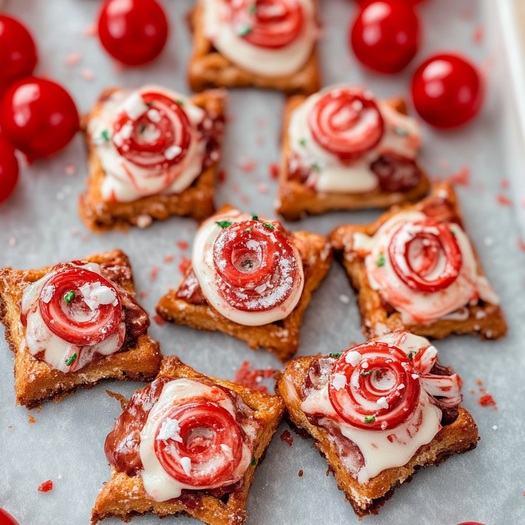 Peppermint Bark Pretzel Bites Recipe