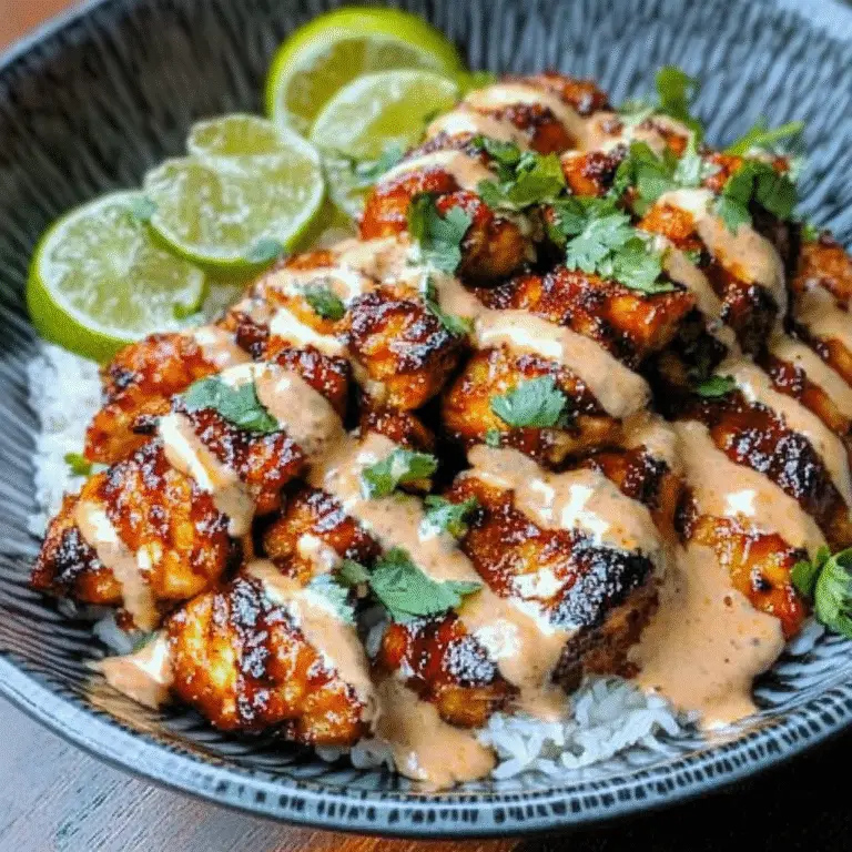 Sweet Chili Chicken Bowl with Zesty Coconut