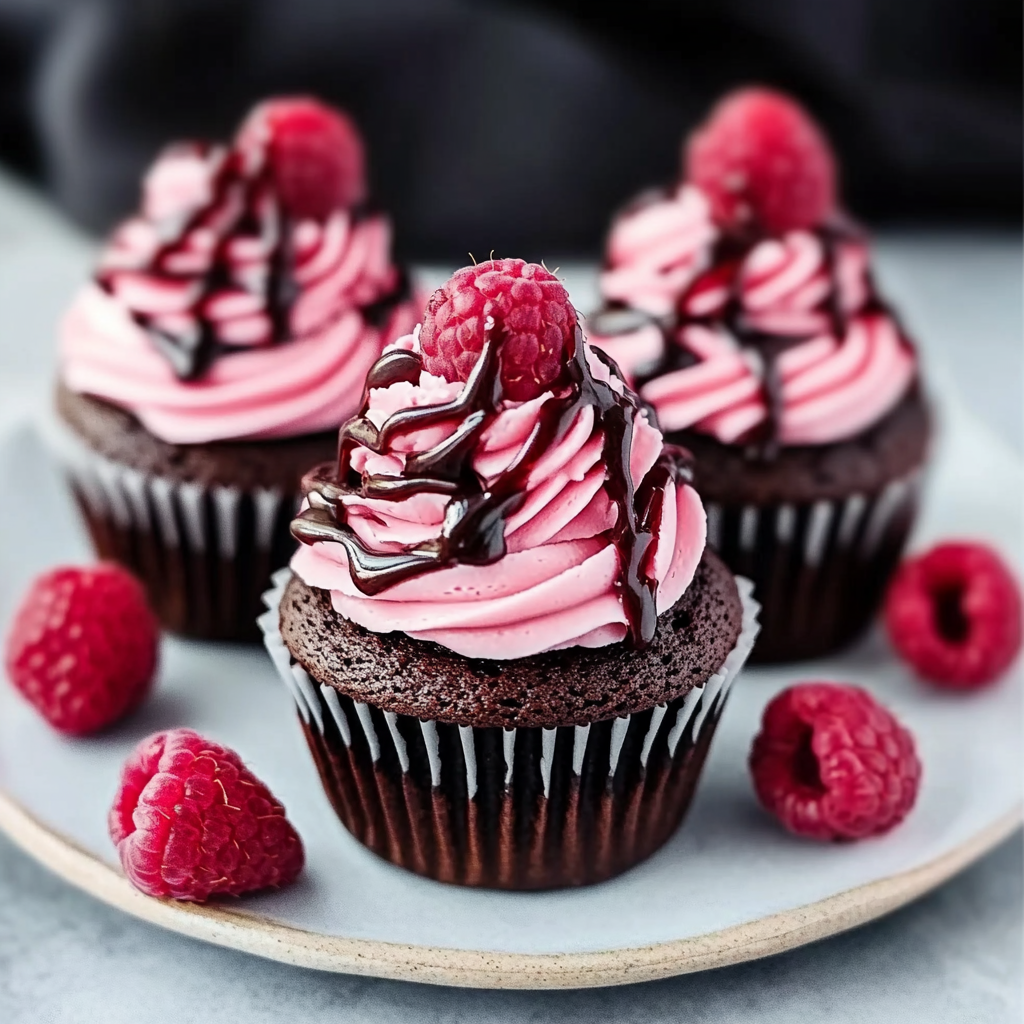 Chocolate Raspberry Cupcakes Recipe