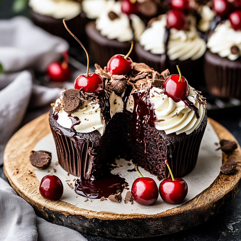 Black Forest Cupcake Recipe