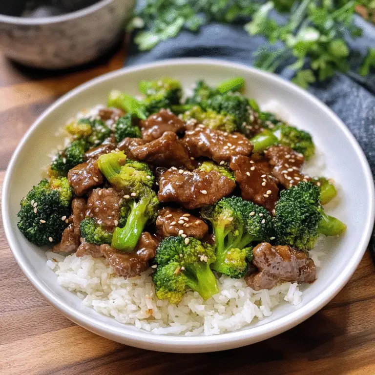 Chinese Beef and Broccoli Recipe