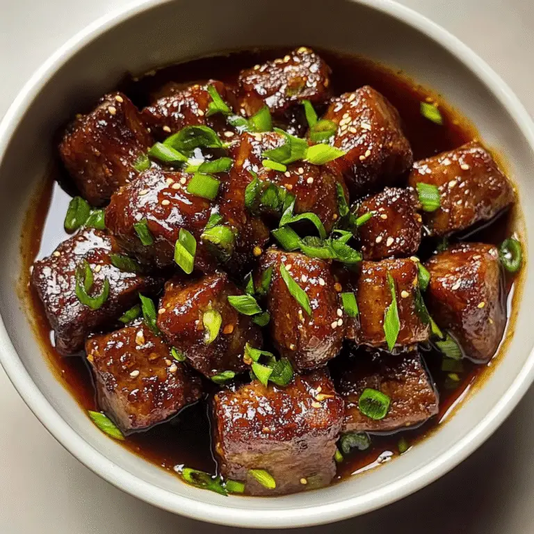 Sweet and Sticky Steak Bites Recipe