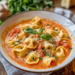 Simple Tomato Tortellini Soup Recipe