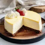 Smooth Eggnog Cheesecake