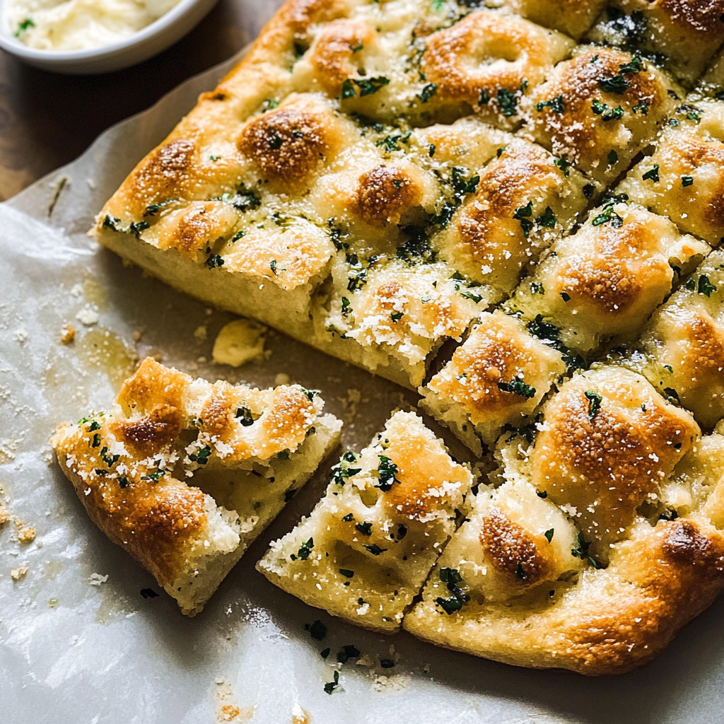Garlic Parmesan Focaccia Recipe